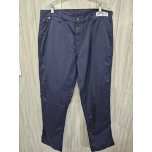 Men's Carhartt FR Blue Pants Size 36x36 73478-20 Chore Industry Maintenance (4)